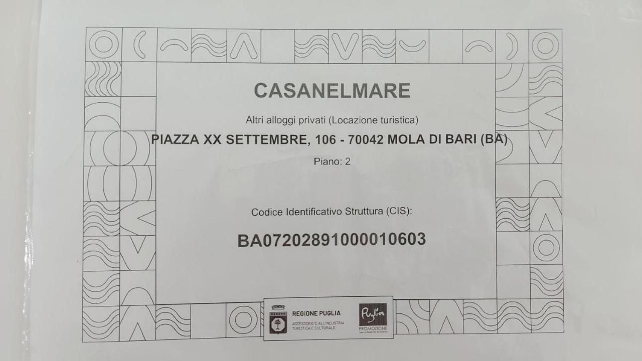 شقة Casanelmare مولا دي باري المظهر الخارجي الصورة